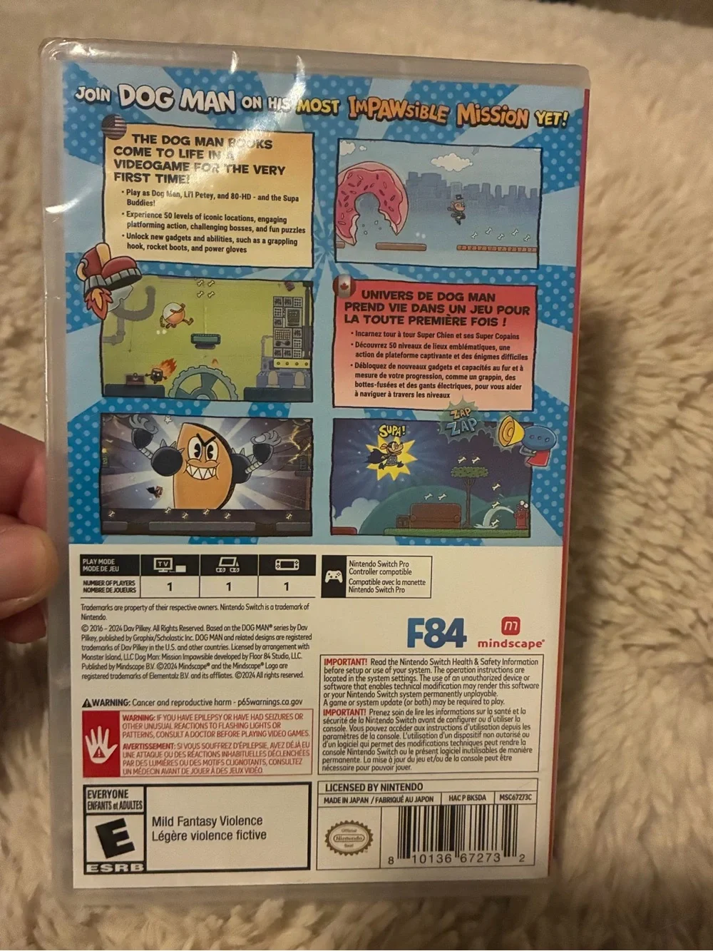 DOG MAN: Misson Impawsible •Nintendo Switch•